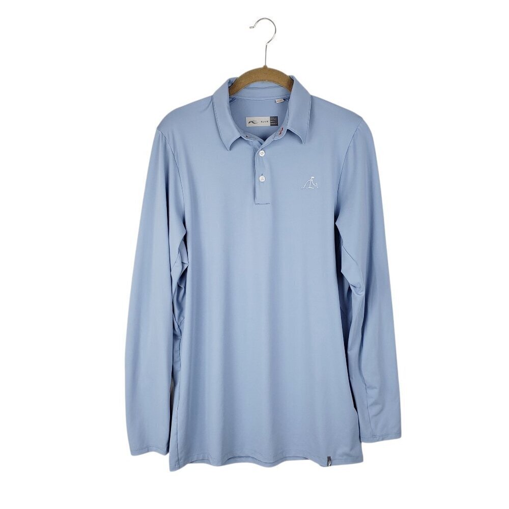 KJUS | Shirts | Kjus Soren Long Sleeve Polo Shirt Baby Blue Upf 5